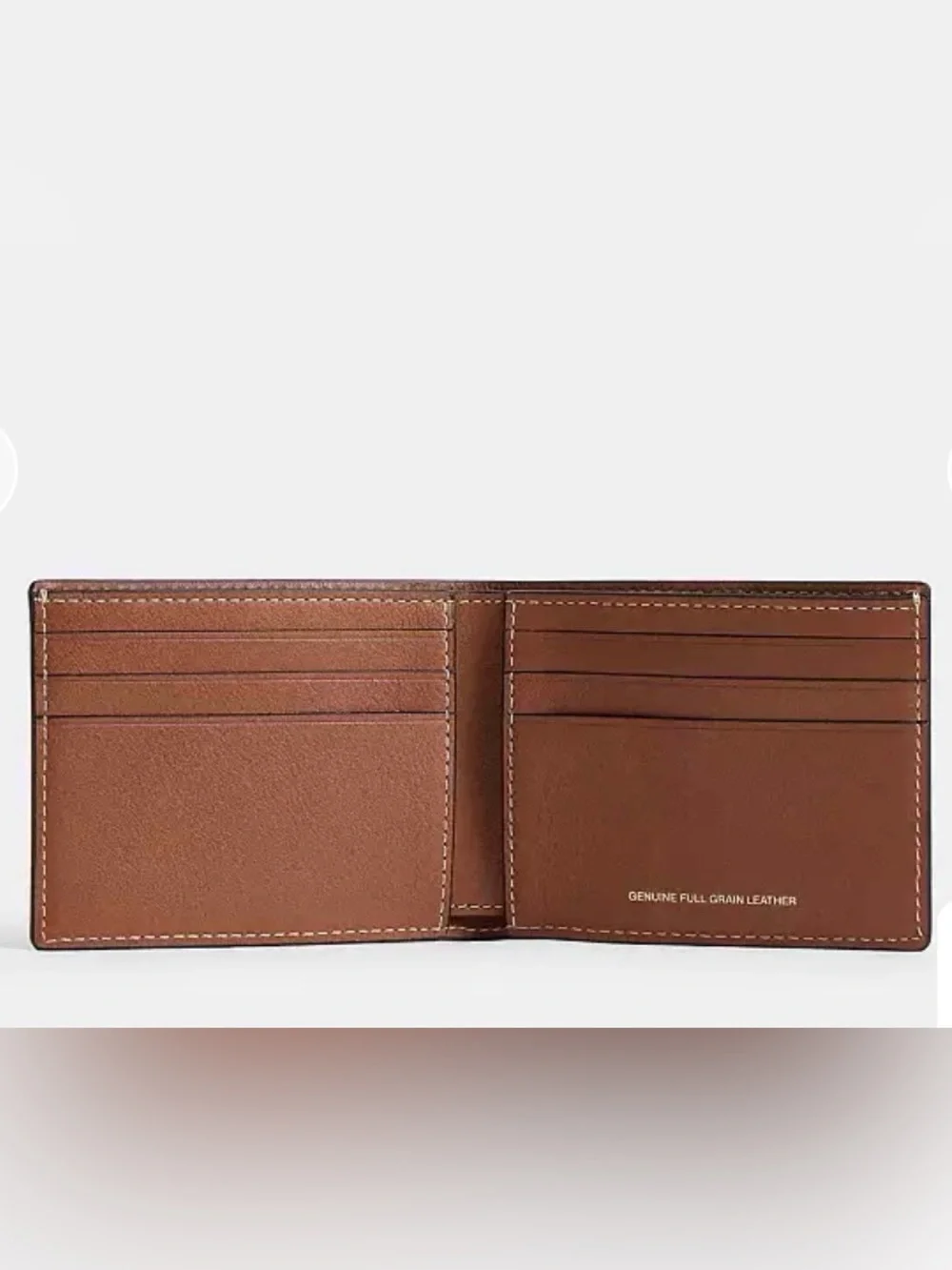 Coach Slim Billfold Wallet - Redwood